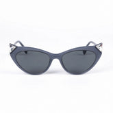 Fendi Blue Plastic Crystal Cat Eye Sunglasses - 52IR