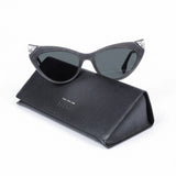 Fendi Blue Plastic Crystal Cat Eye Sunglasses - 52IR