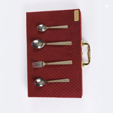 Steel Edge Cutlery Cross Gold 24pcs Set