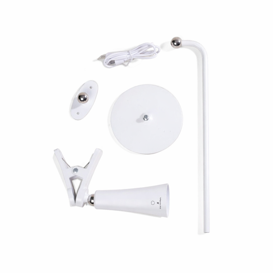 Clip on bed Side Reading light