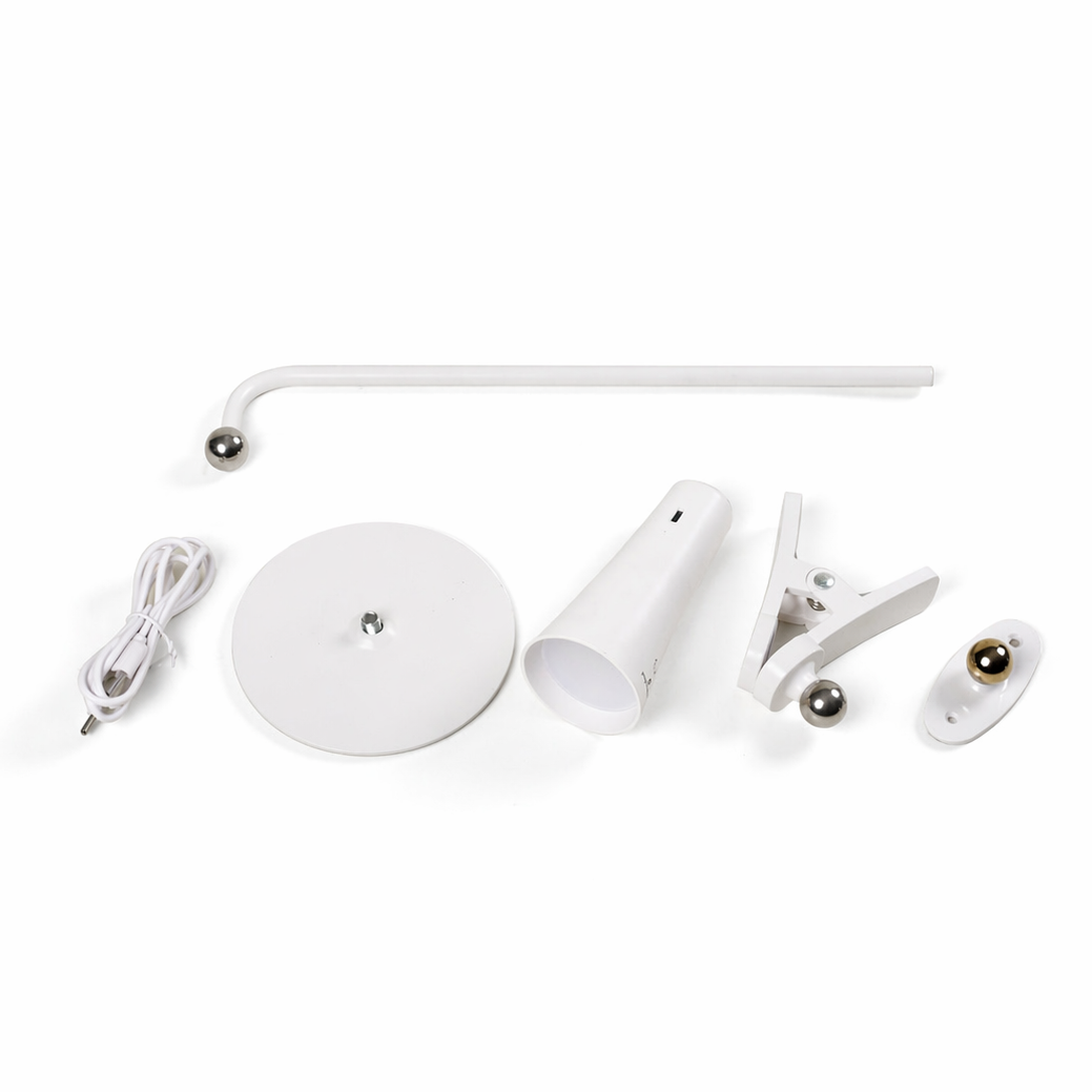 Clip on bed Side Reading light