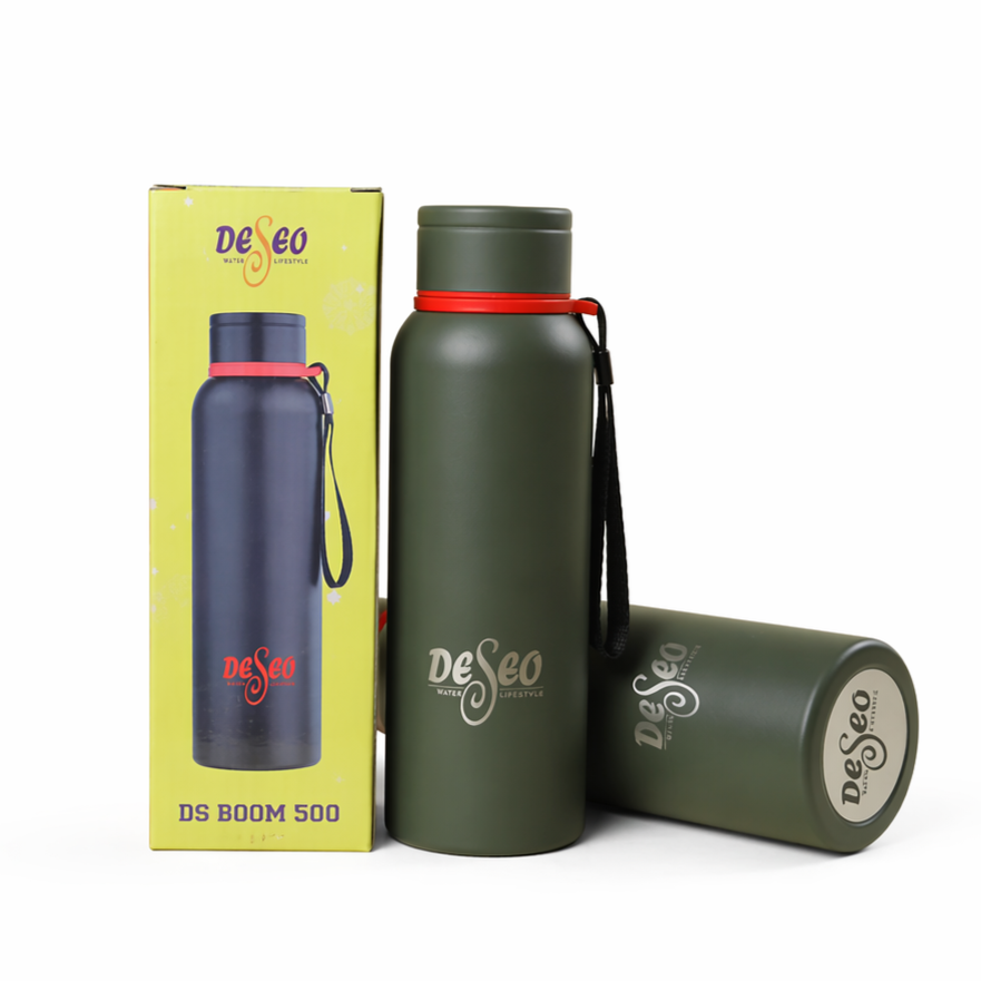 DESEO VACUUM - WATER BOTTLE MILITARY 500ML