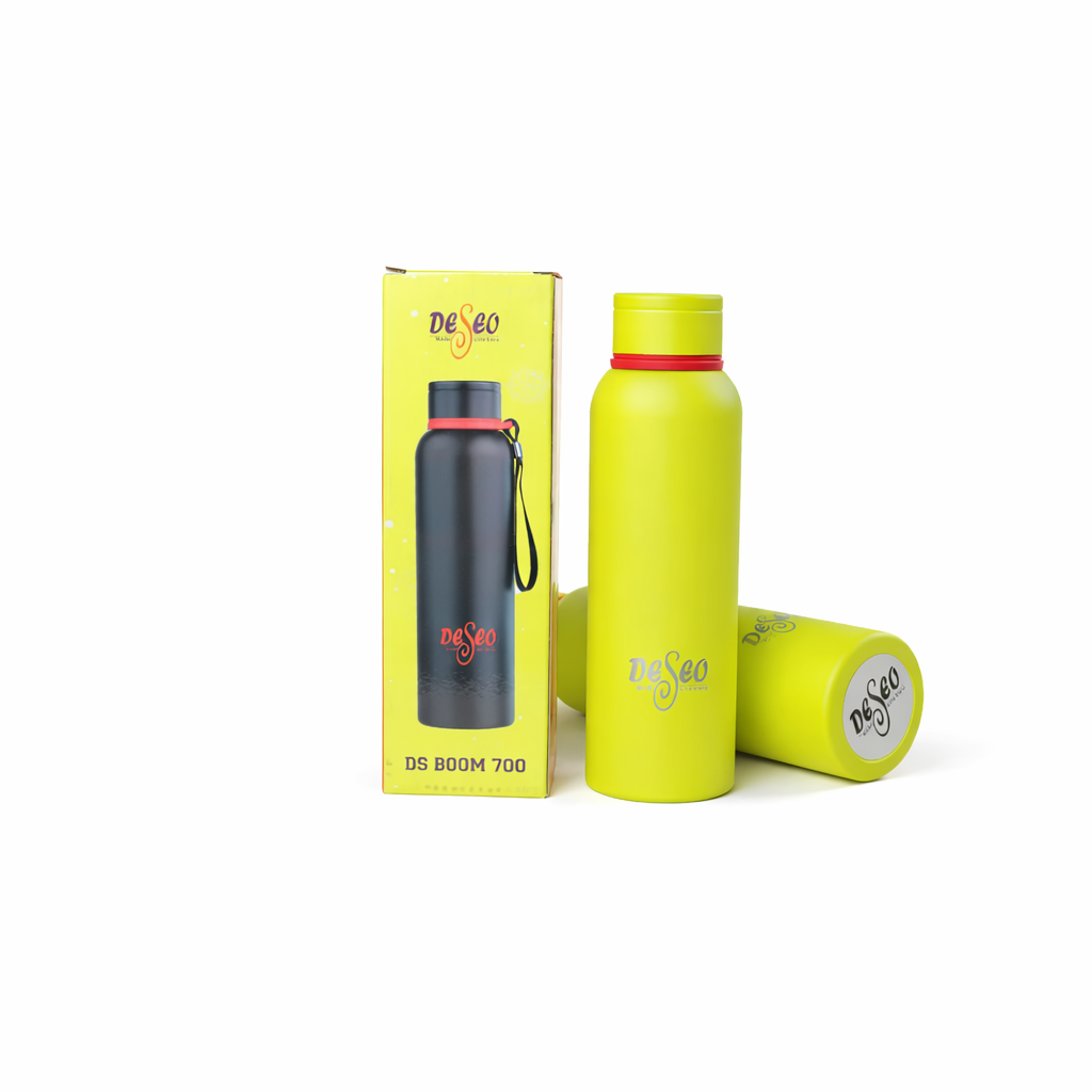 DESEO VACUUM- WATER BOTTLE YELLOW 700ML