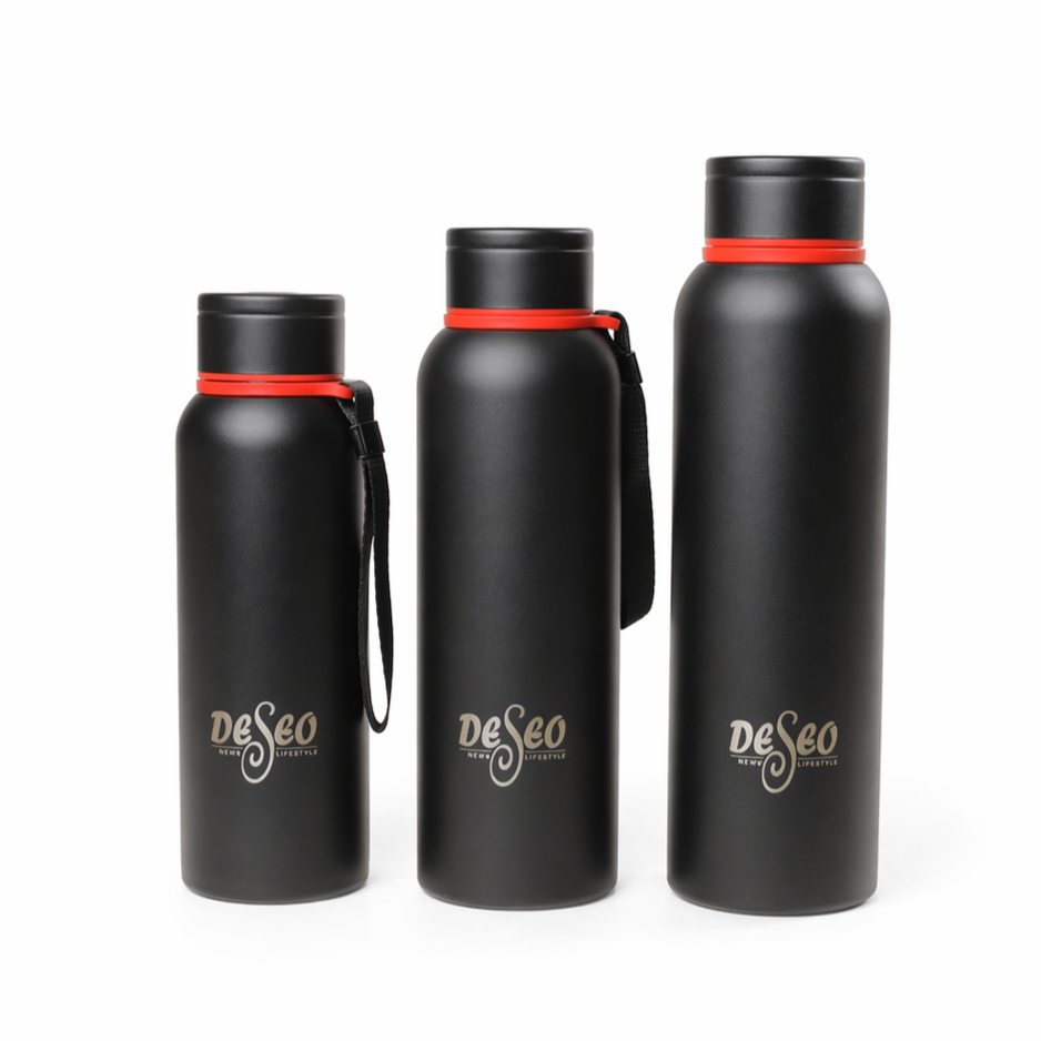DESEO VACUUM - WATER BOTTLE Z - BLACK 700ML