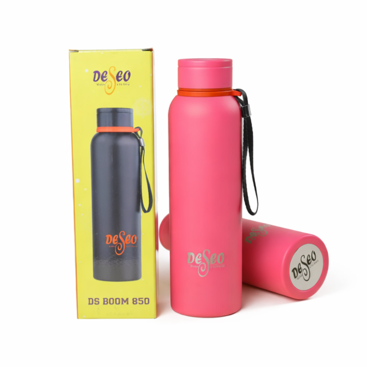 DESEO VACUUM - WATER BOTTLE PINK 850ML