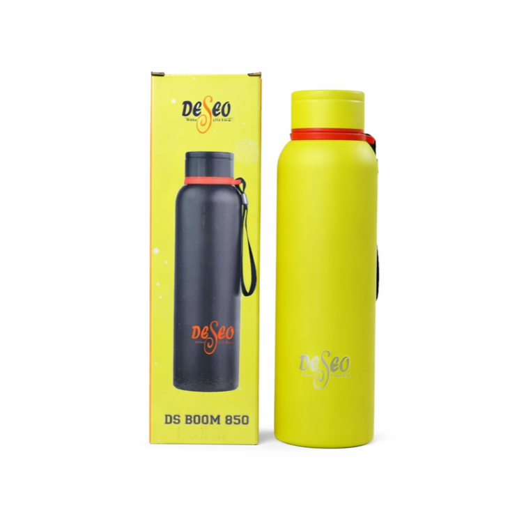 DESEO VACUUM - WATER BOTTLE YELLOW 850ML