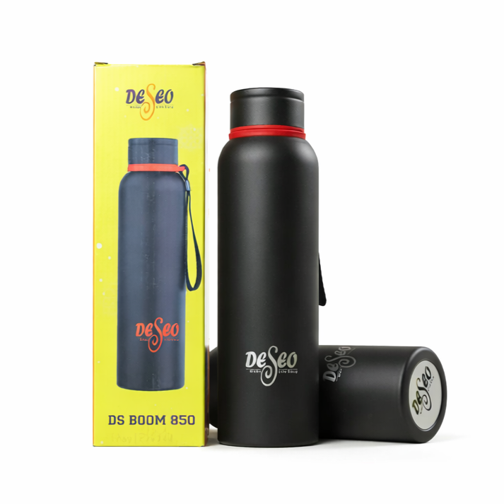 DESEO VACUUM - WATER BOTTLE Z - BLACK 850ML