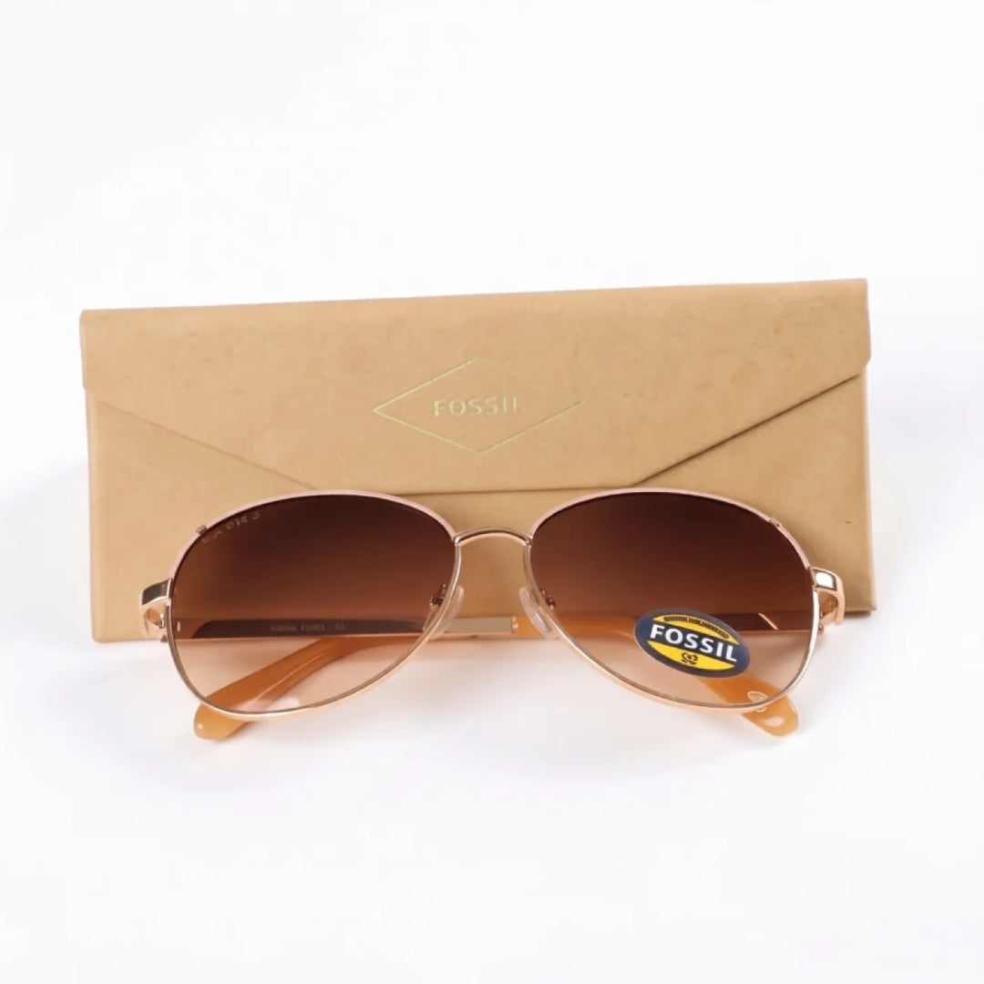 Fossil Brown Sunglass For Women FO -66353767
