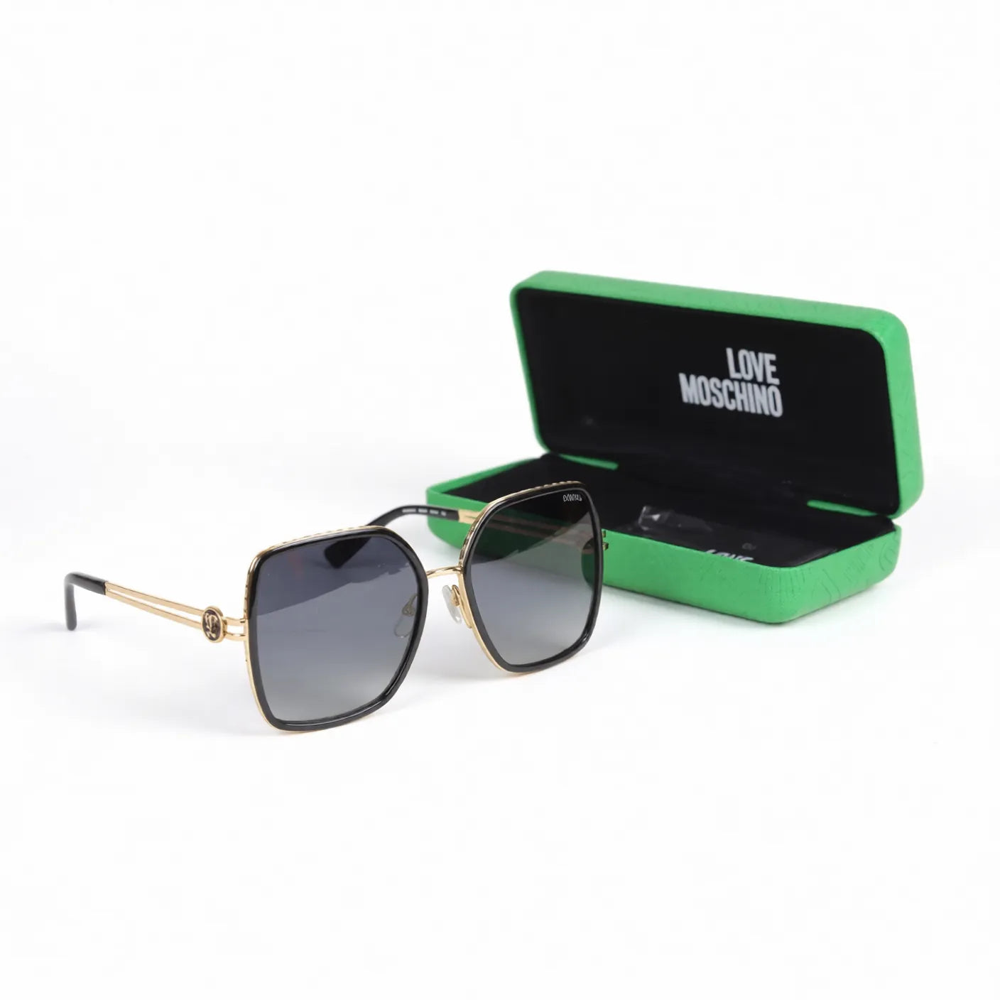 Moschino Ladies Black Sunglasses MO- 203701